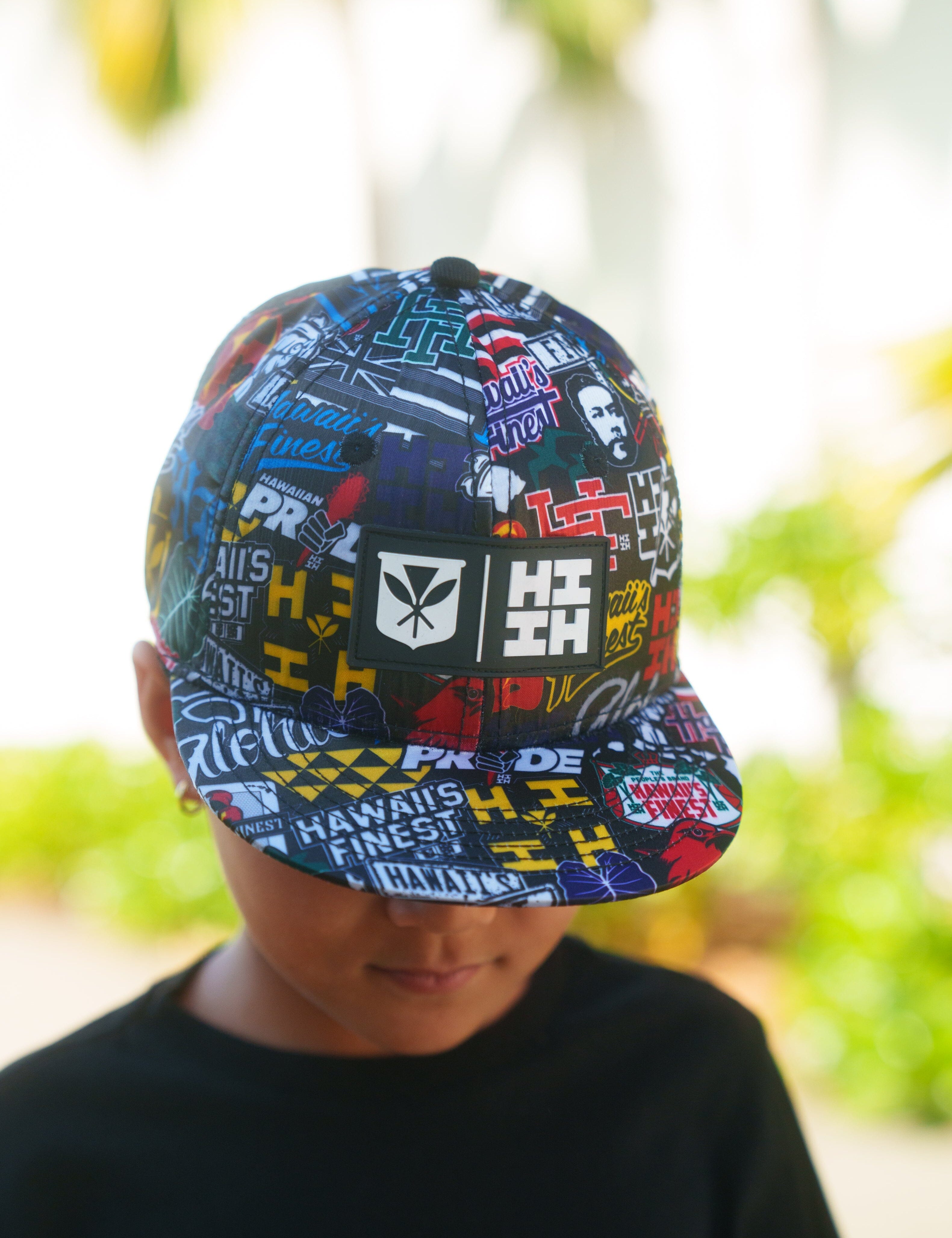 KEIKI STICKERBOMB HAT Hat Hawaii's Finest 