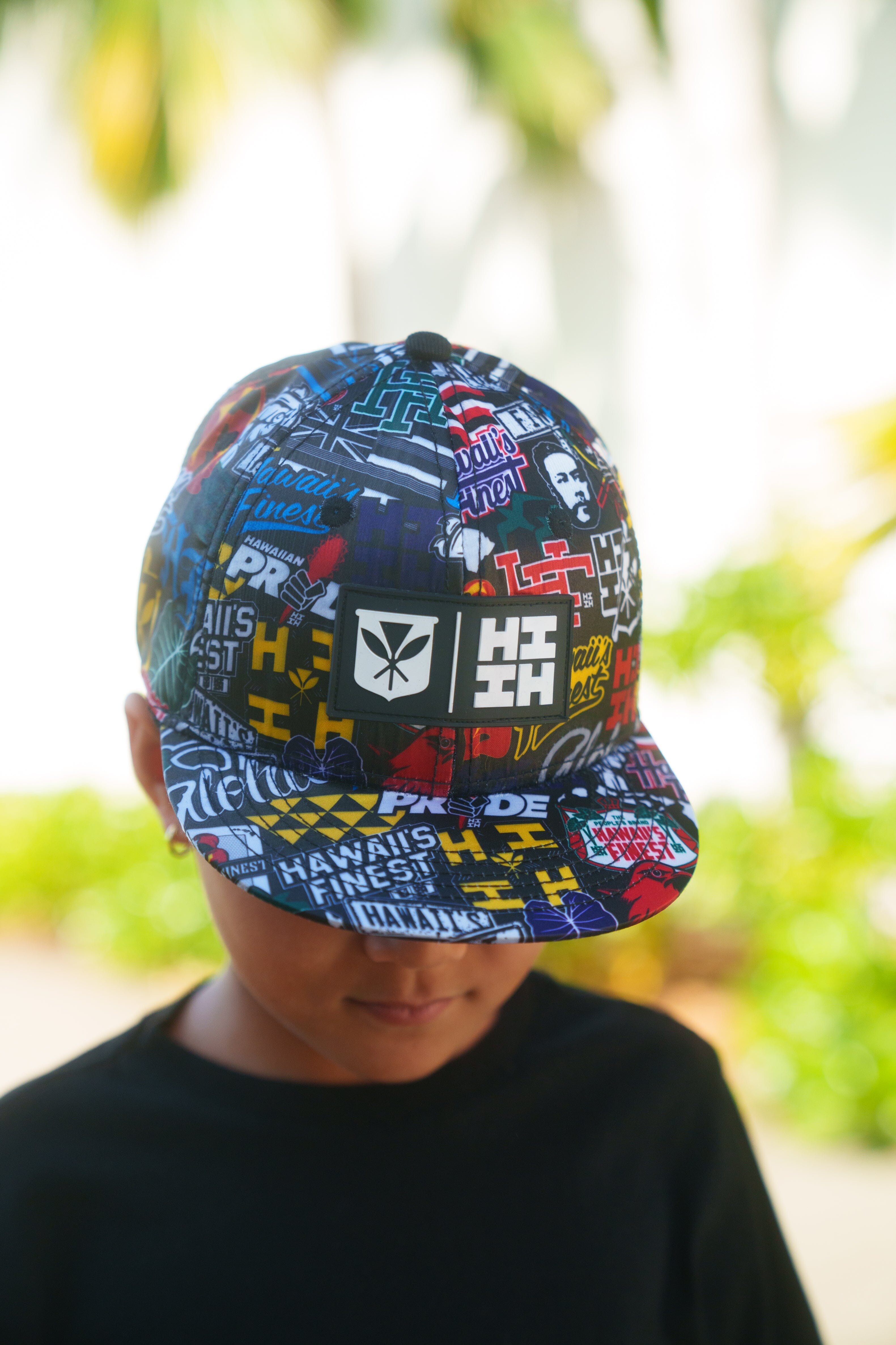 KEIKI STICKERBOMB HAT Hat Hawaii's Finest 