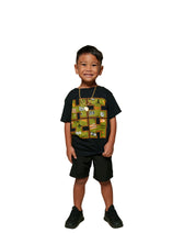 KEIKI STREET COLLAGE LOGO ORANGE T-SHIRT Shirts Hawaii's Finest XX-SMALL 