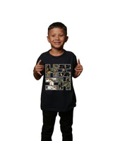 KEIKI TREE CAMO MIX BLACK T-SHIRT