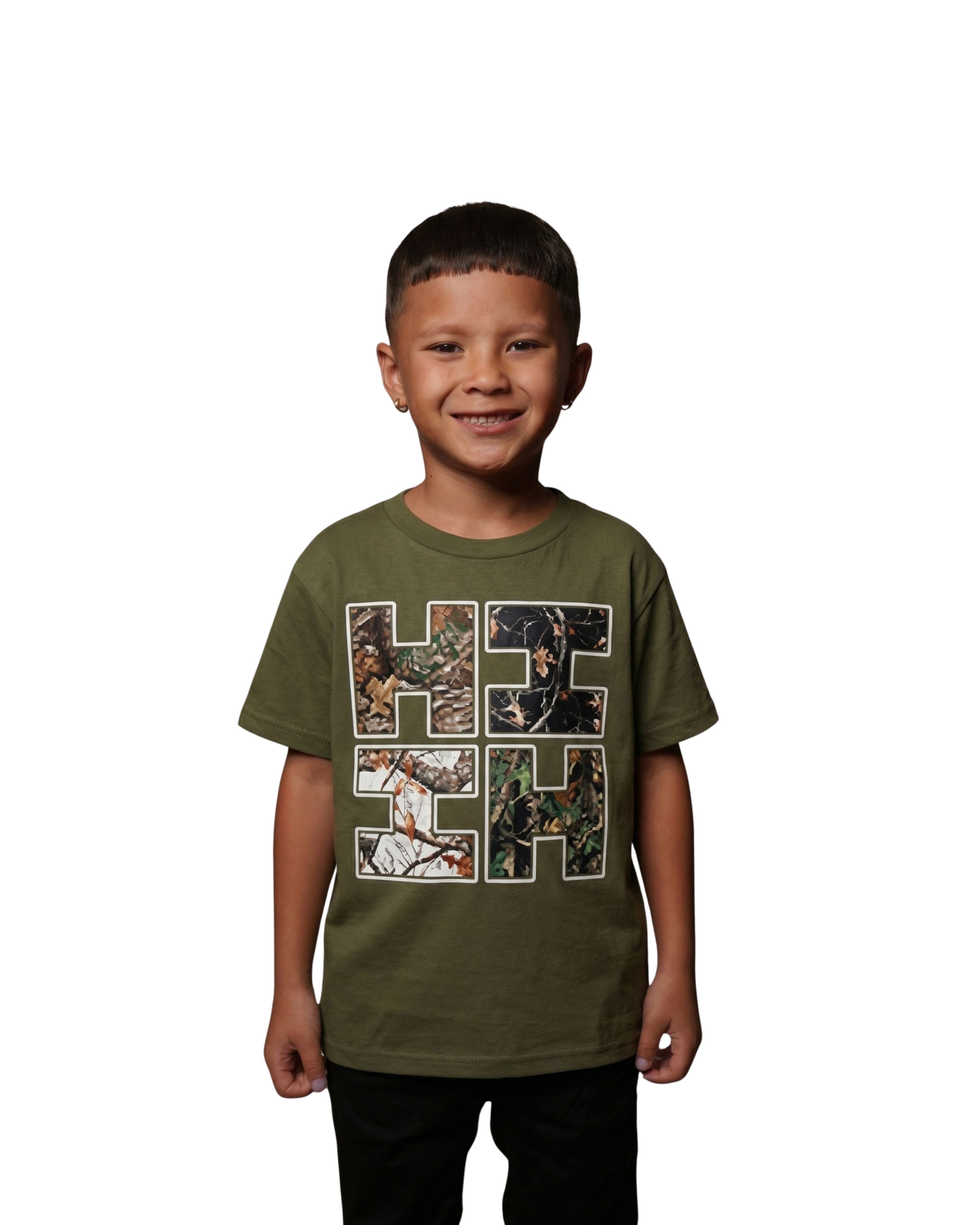 KEIKI TREE CAMO MIX MILITARY T-SHIRT Shirts Hawaii's Finest XX-SMALL 