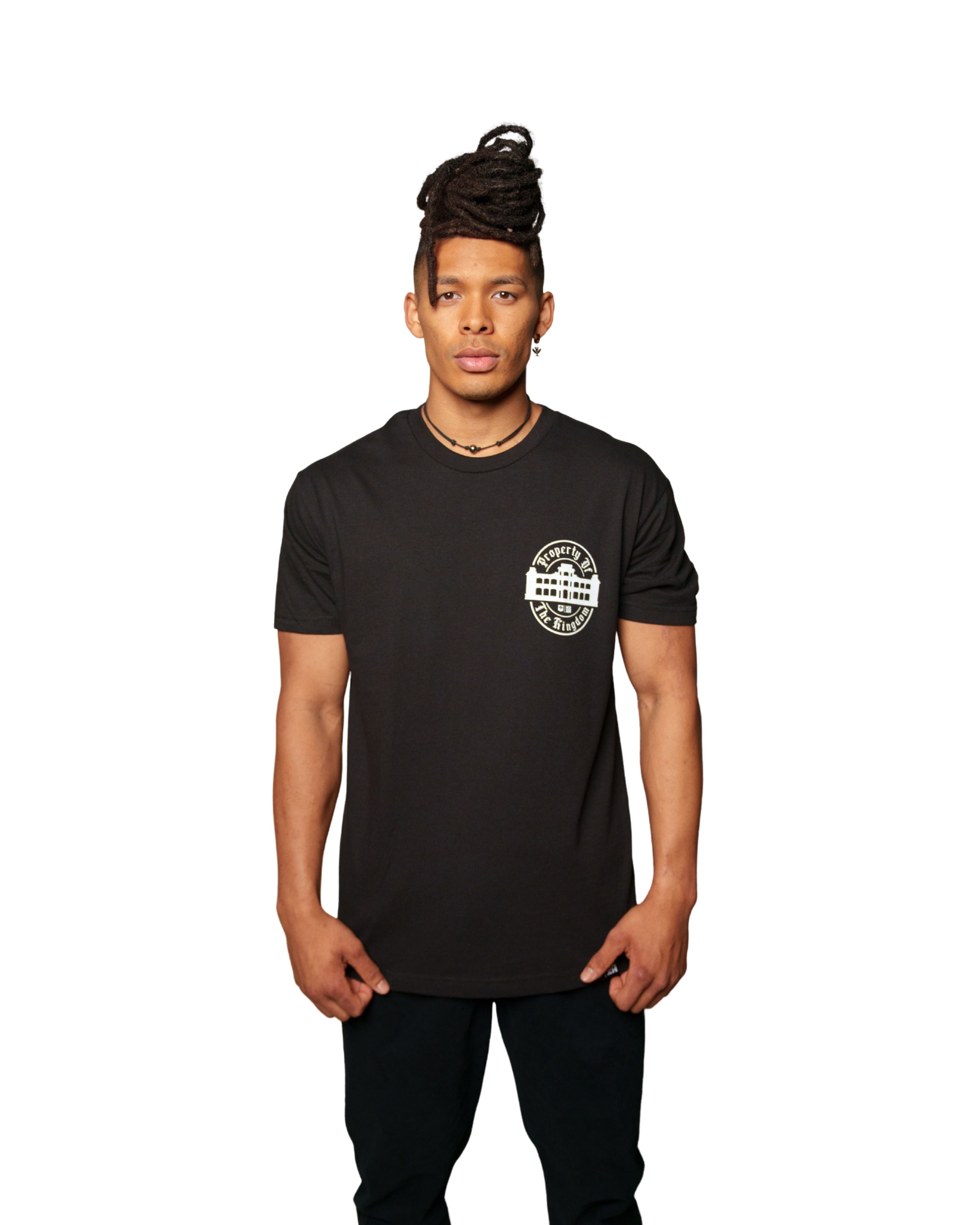 KINGDOM BLACK T-SHIRT Shirts Hawaii's Finest MEDIUM 