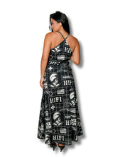 KOA ALOHA WOMEN'S BLACK & WHITE MAXI DRESS Shirts Hawaii's Finest 