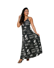 KOA ALOHA WOMEN'S BLACK & WHITE MAXI DRESS Shirts Hawaii's Finest X-SMALL 