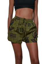 KOA ALOHA WOMEN'S MILITARY FLOWY SHORTS Shirts Hawaii's Finest 