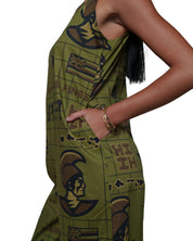 KOA ALOHA WOMEN'S MILITARY TIE JUMPSUIT Shirts Hawaii's Finest 