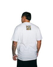 LEI CAMO LOGO WHITE T-SHIRT Shirts Hawaii's Finest 