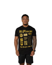 LOGO COLLAGE GOLD T-SHIRT Shirts Hawaii's Finest MEDIUM 