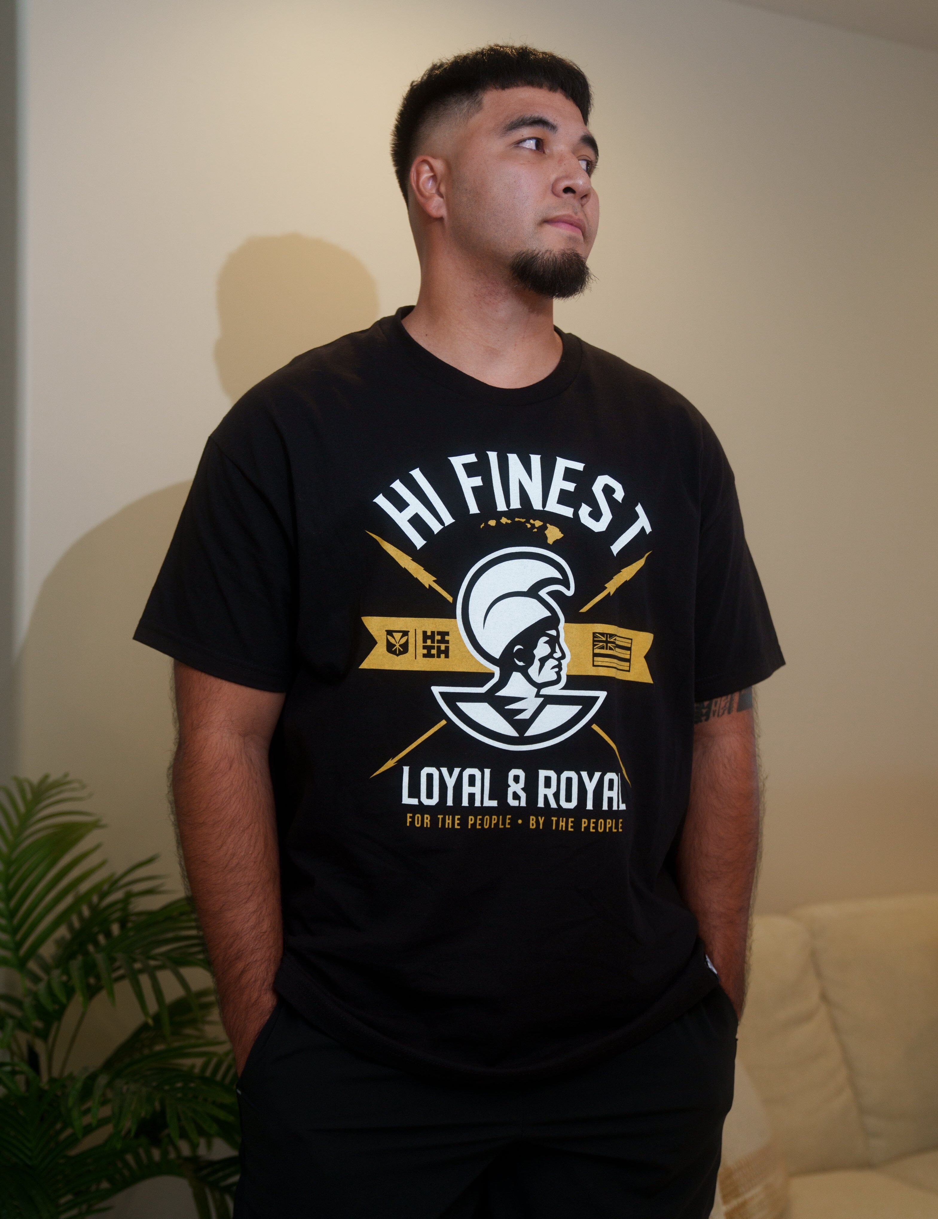 L&R GOLD T-SHIRT Shirts Hawaii's Finest 