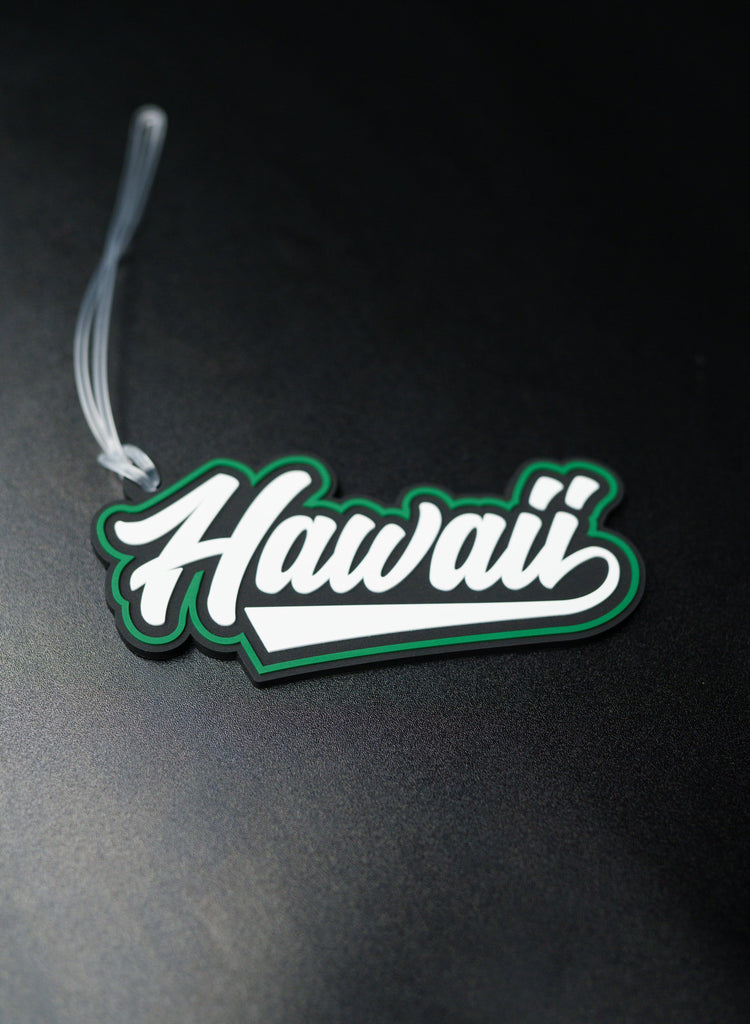 LUGGAGE TAGS Utility Hawaii's Finest Green Hawaii Script 