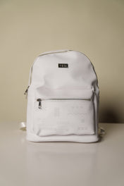 LUXURY LOGOS WHITE BACKPACK Bags Hawaii's Finest 