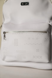 LUXURY LOGOS WHITE BACKPACK Bags Hawaii's Finest 