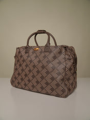 LUXURY TRIANGLE BROWN DUFFLE Bags Hawaii's Finest 