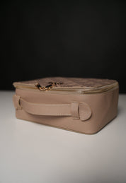 LUXURY TRIANGLE TAN COSMETIC CASE Bags Hawaii's Finest 