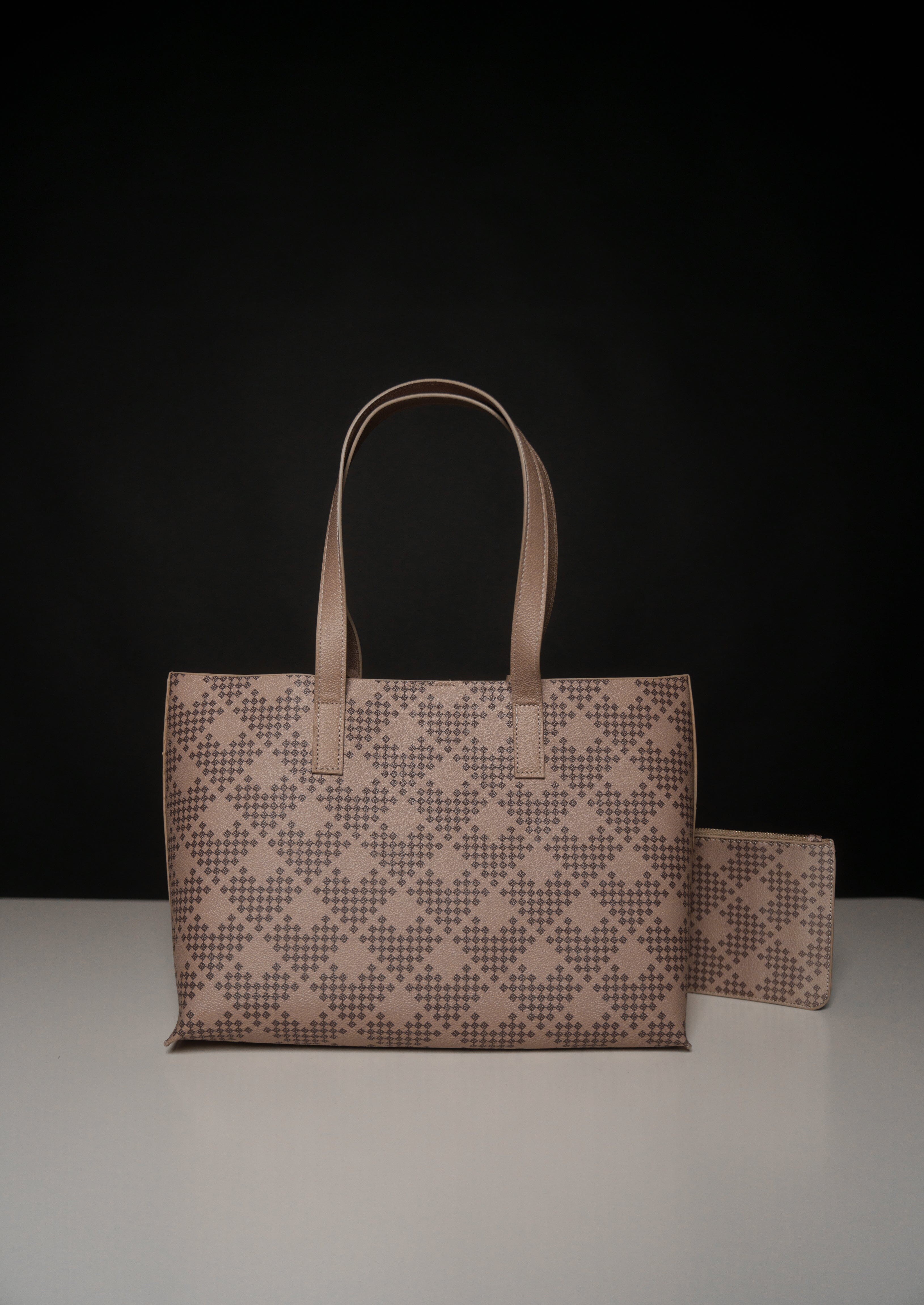 LUXURY TRIANGLE TAN TOTE Bags Hawaii's Finest 