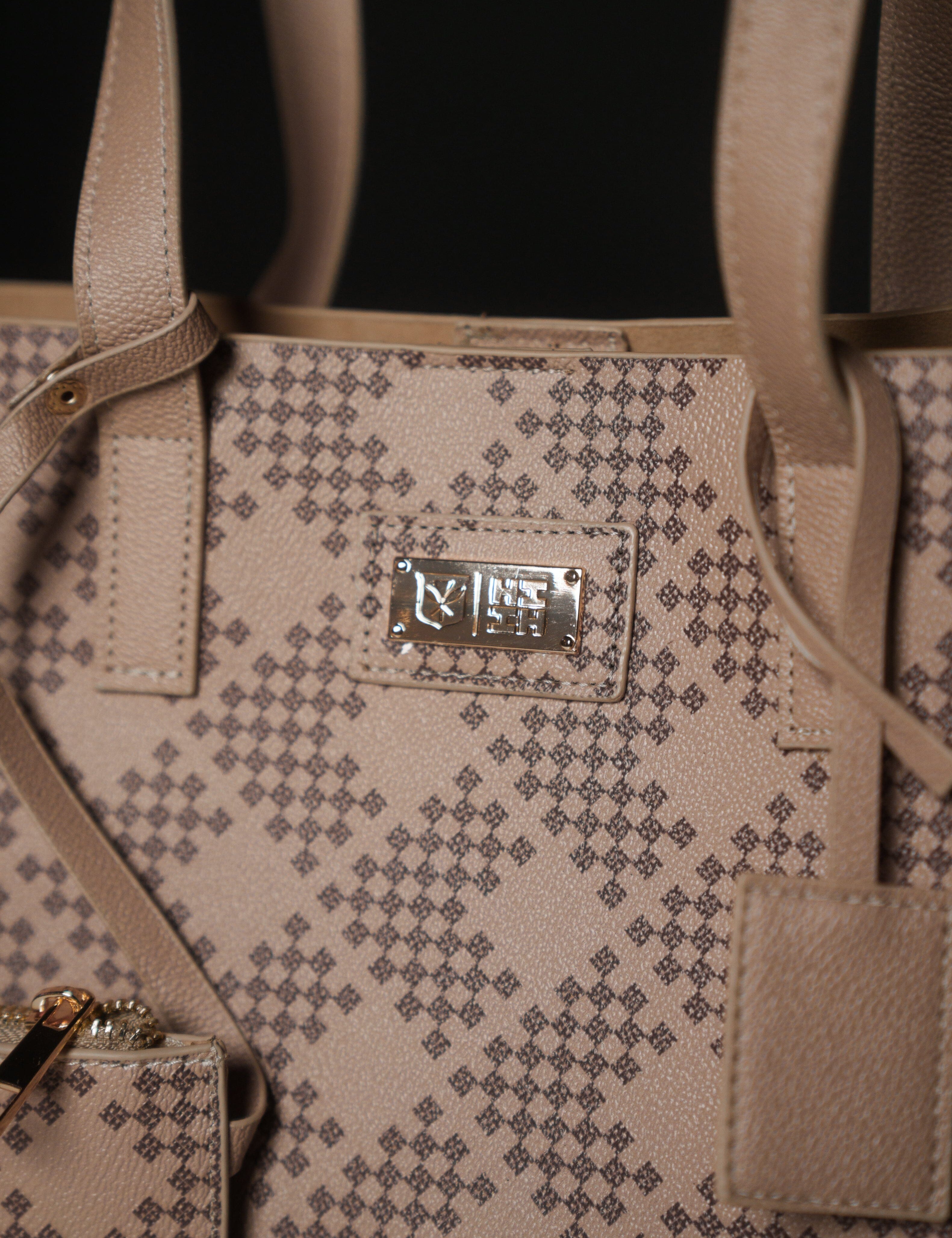 LUXURY TRIANGLE TAN TOTE Bags Hawaii's Finest 