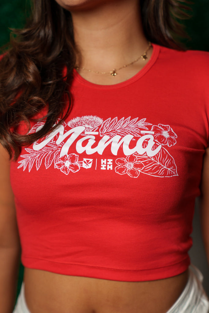 MĀMĀ RED TOP Shirts Hawaii's Finest 