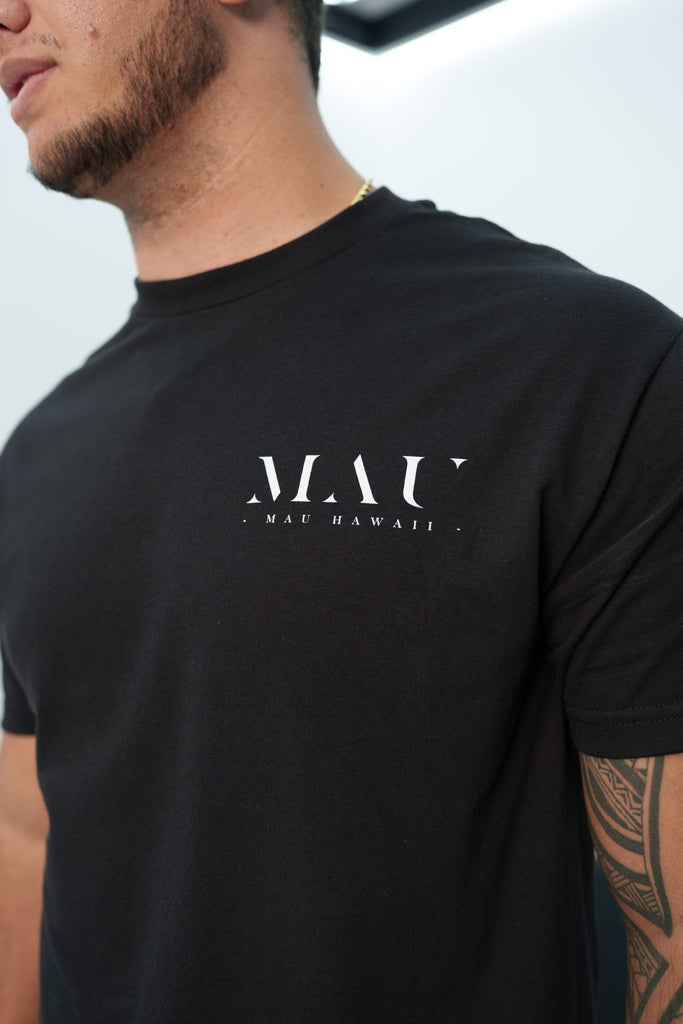 MAU BLACK SHADOW T-SHIRT Shirts Mau Hawaii 