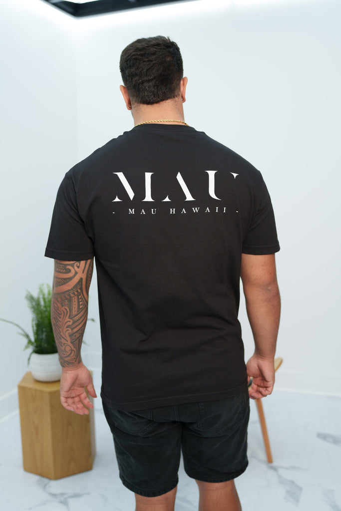 MAU BLACK SHADOW T-SHIRT Shirts Mau Hawaii 