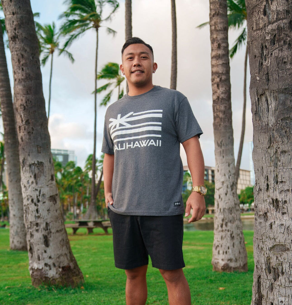 MAU GRAY FLAG T-SHIRT Shirts Mau Hawaii 