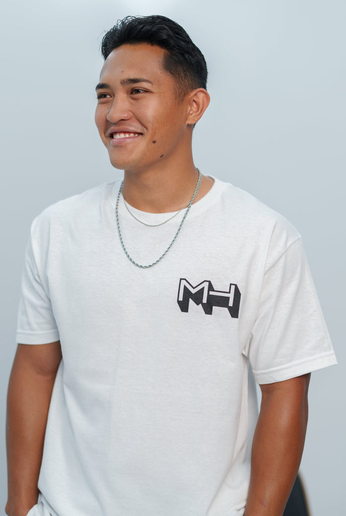 MAU WHITE 3D T-SHIRT Shirts Mau Hawaii 