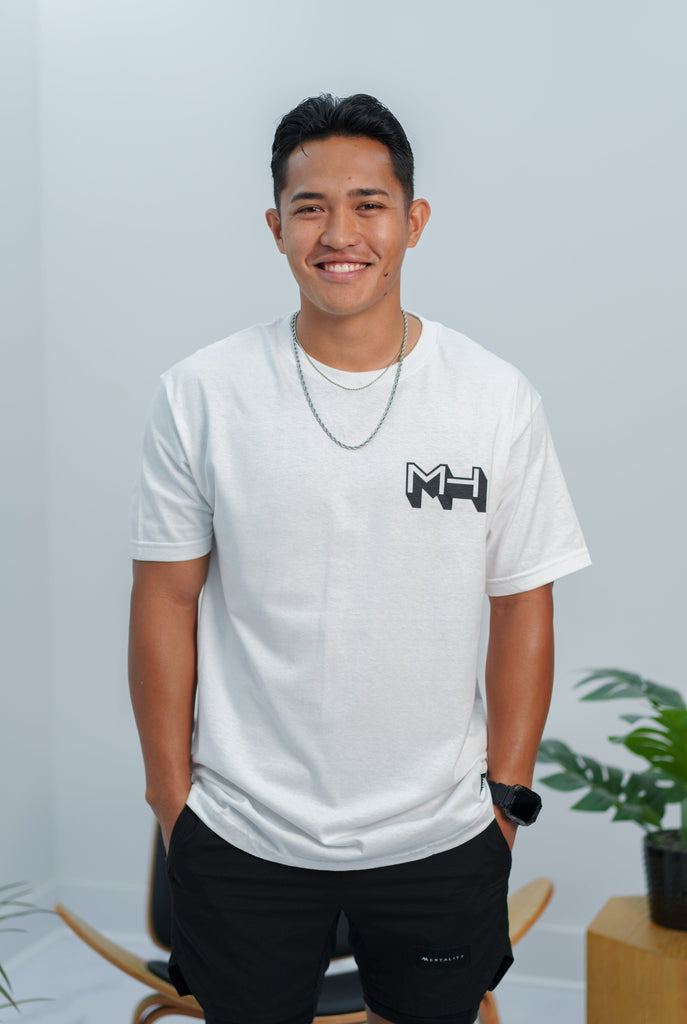 MAU WHITE 3D T-SHIRT Shirts Mau Hawaii MEDIUM 