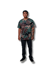 MILITARY CAMO BASEBALL JERSEY Jersey Hawaii's Finest SMALL 