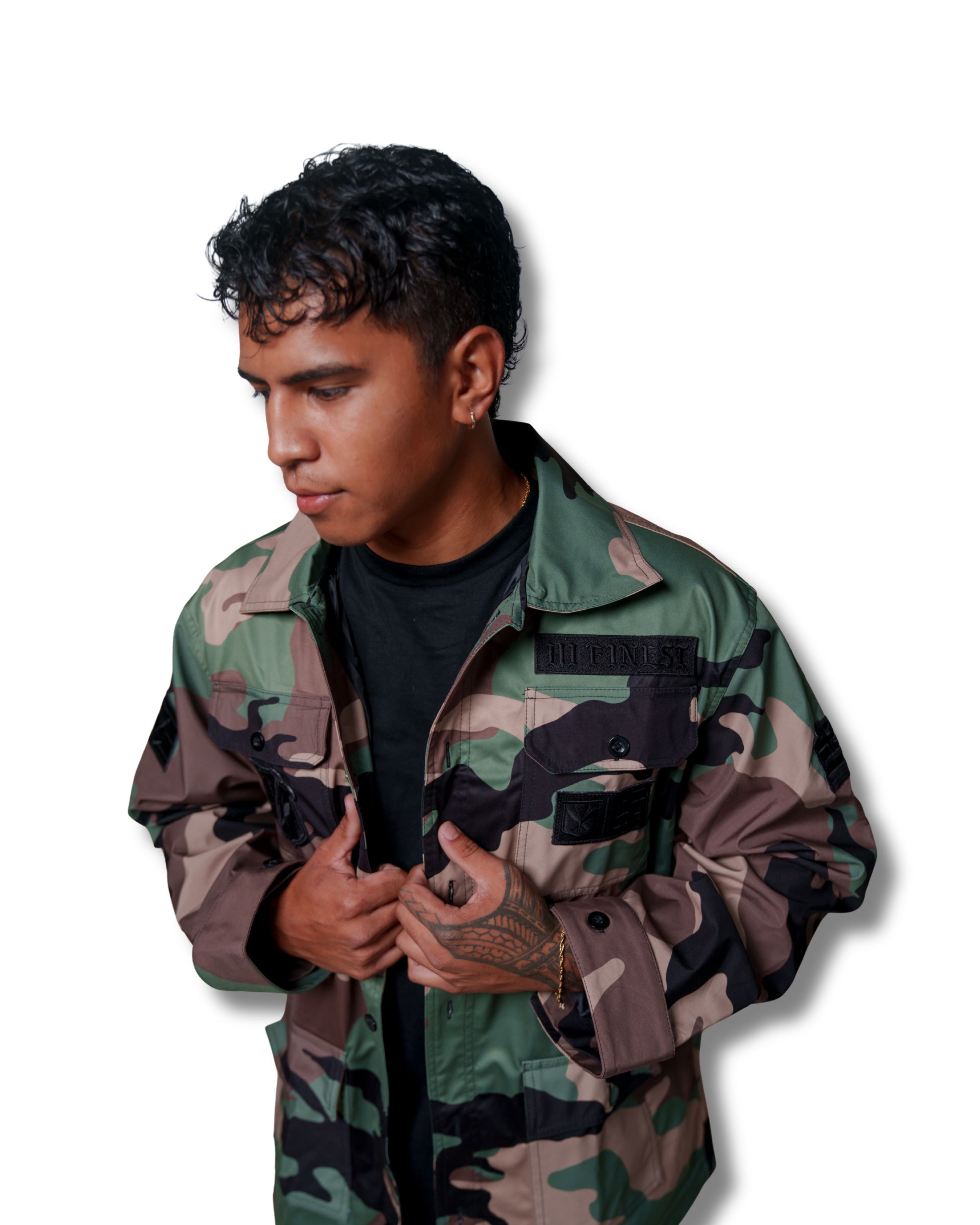 MILITARY CAMO FIELD JACKET Jacket Hawaii's Finest 