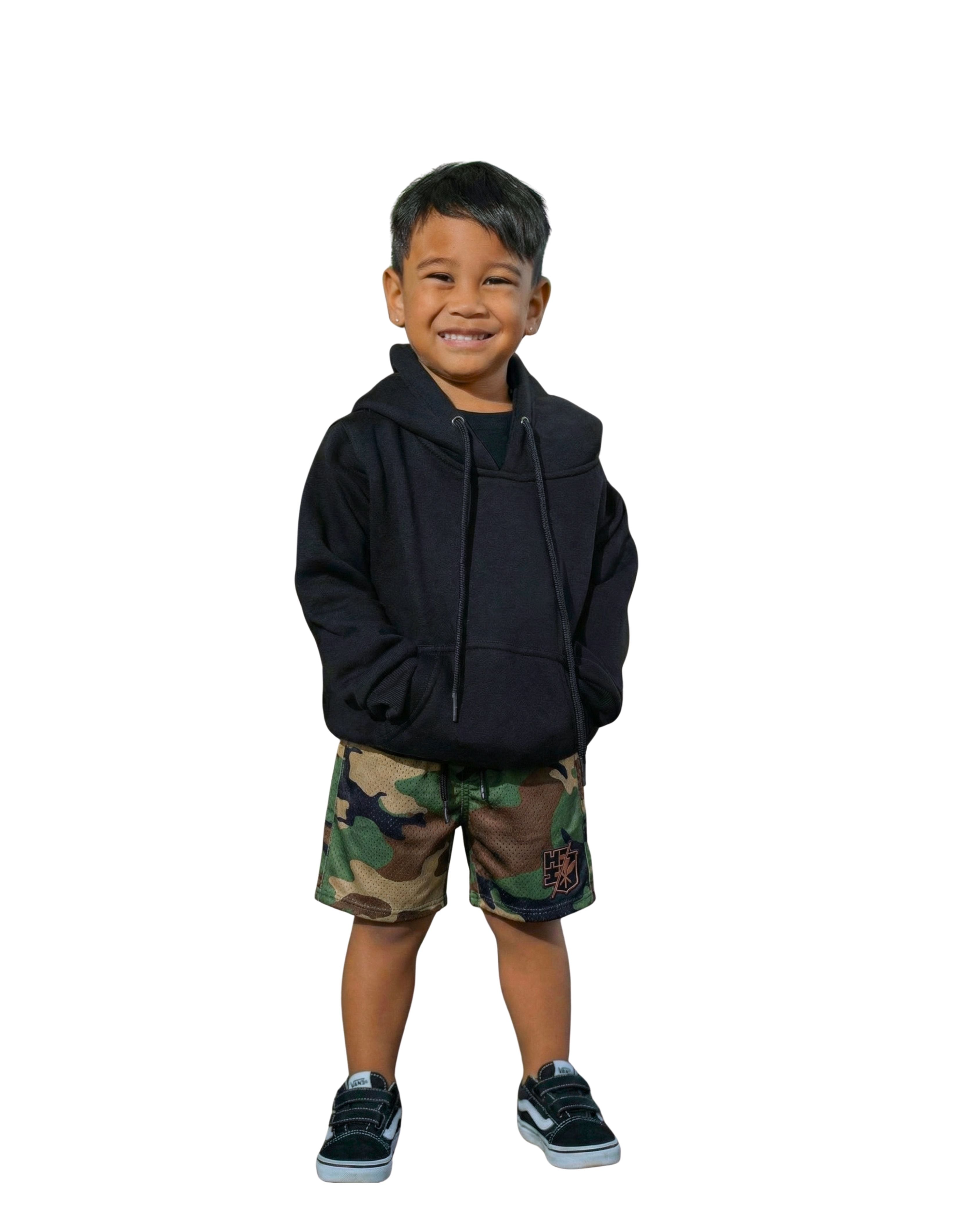 MILITARY CAMO KEIKI MESH SHORTS Shirts Hawaii's Finest 