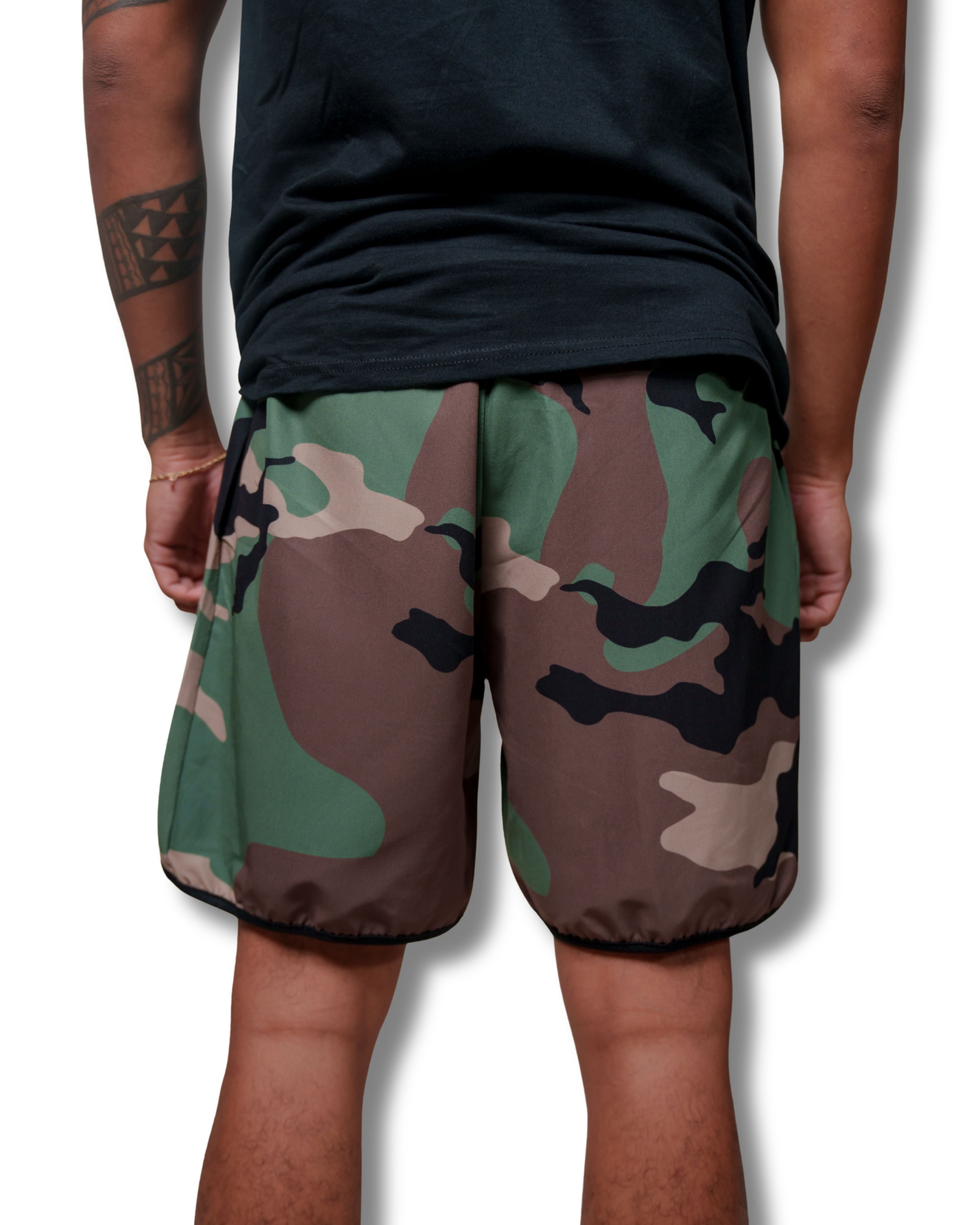 MILITARY CAMO PERFORMANCE SHORTS Shorts Hawaii's Finest 