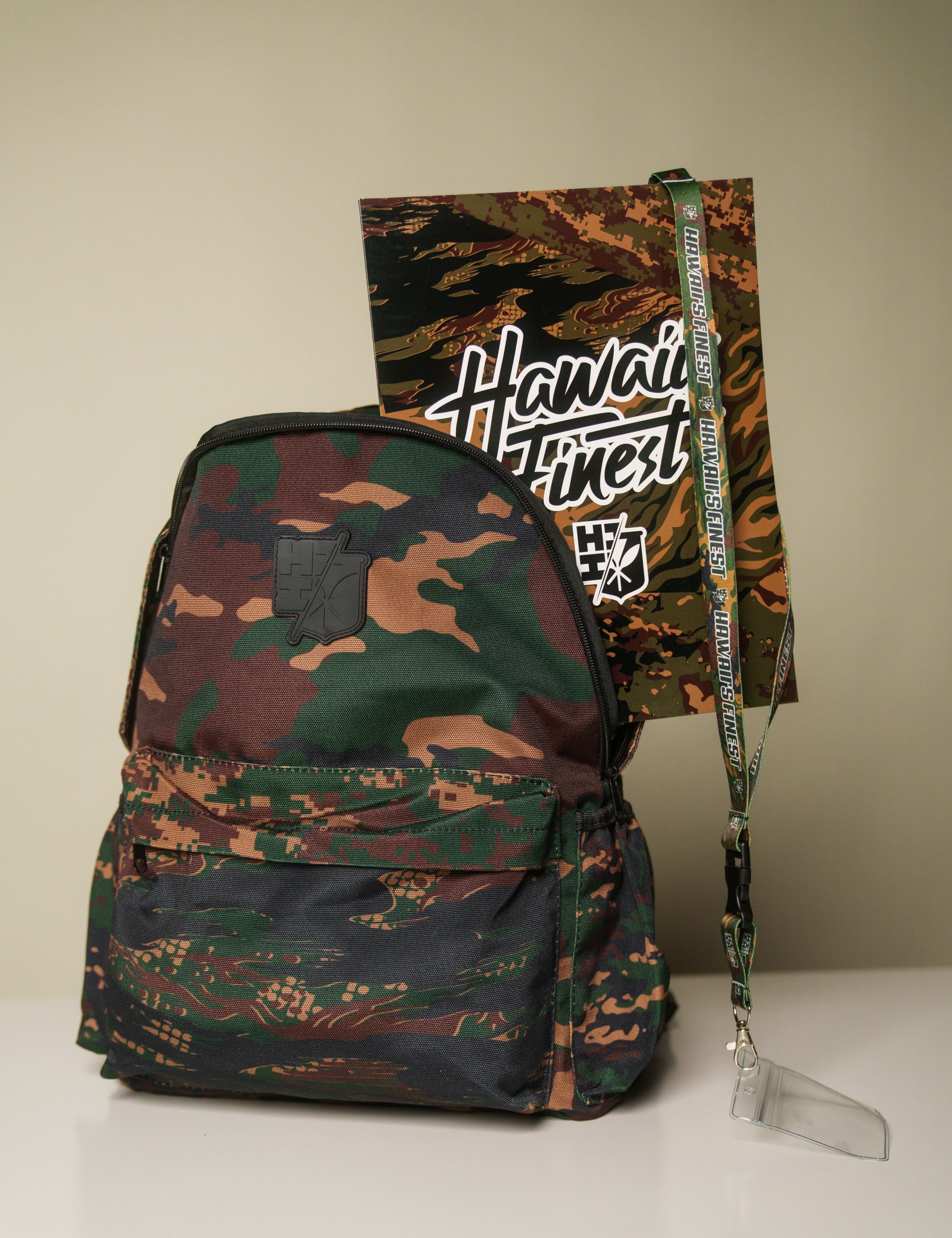 MIX CAMO BACK-TO-SCHOOL SET Backpack Hawaii's Finest 