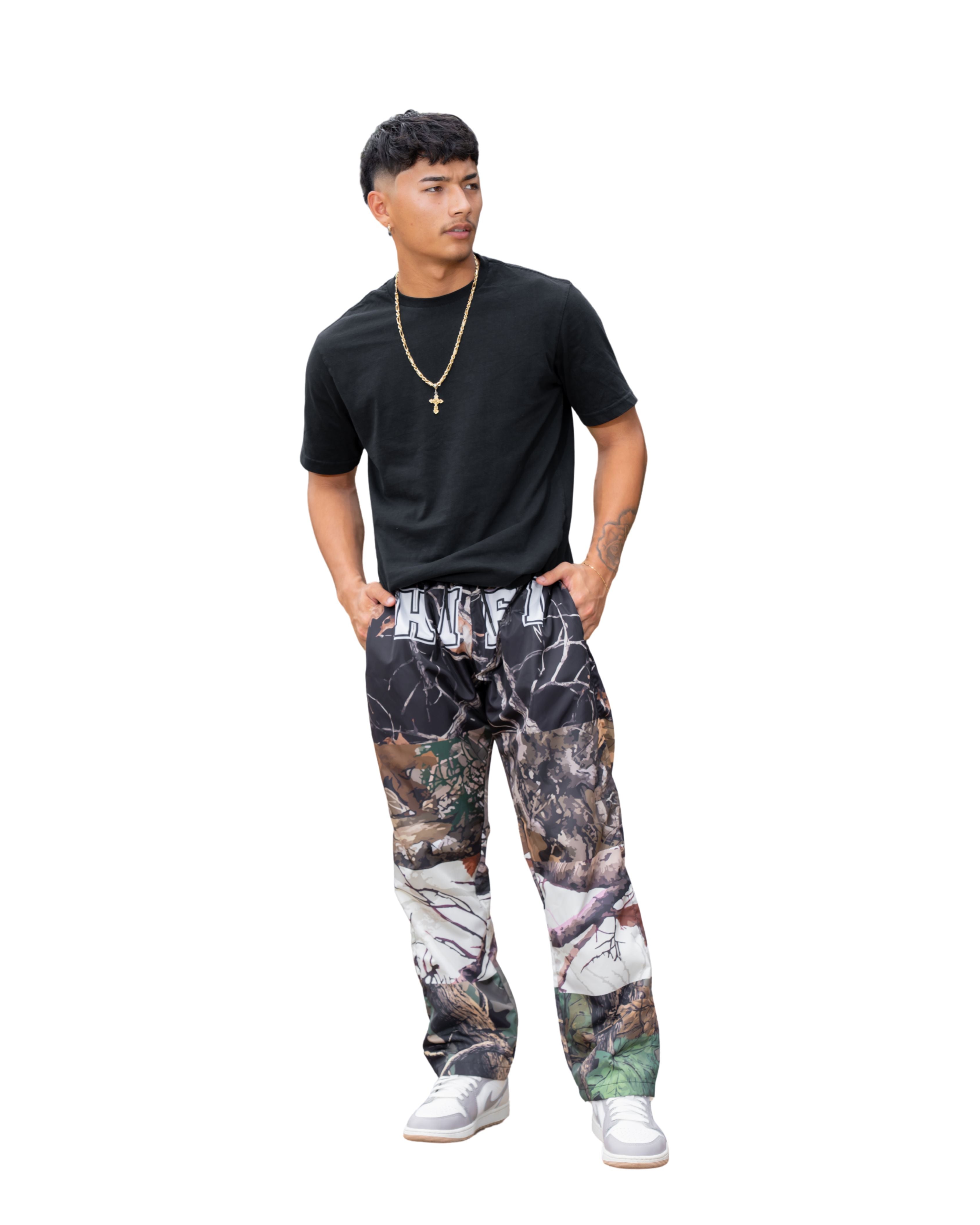 MIX CAMO JOGGERS Shorts Hawaii's Finest X-SMALL 