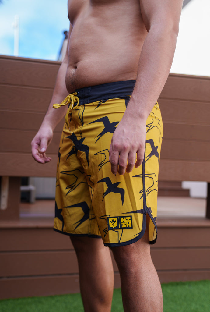 MUSTARD MANU BOARDSHORTS Shorts Hawaii's Finest 