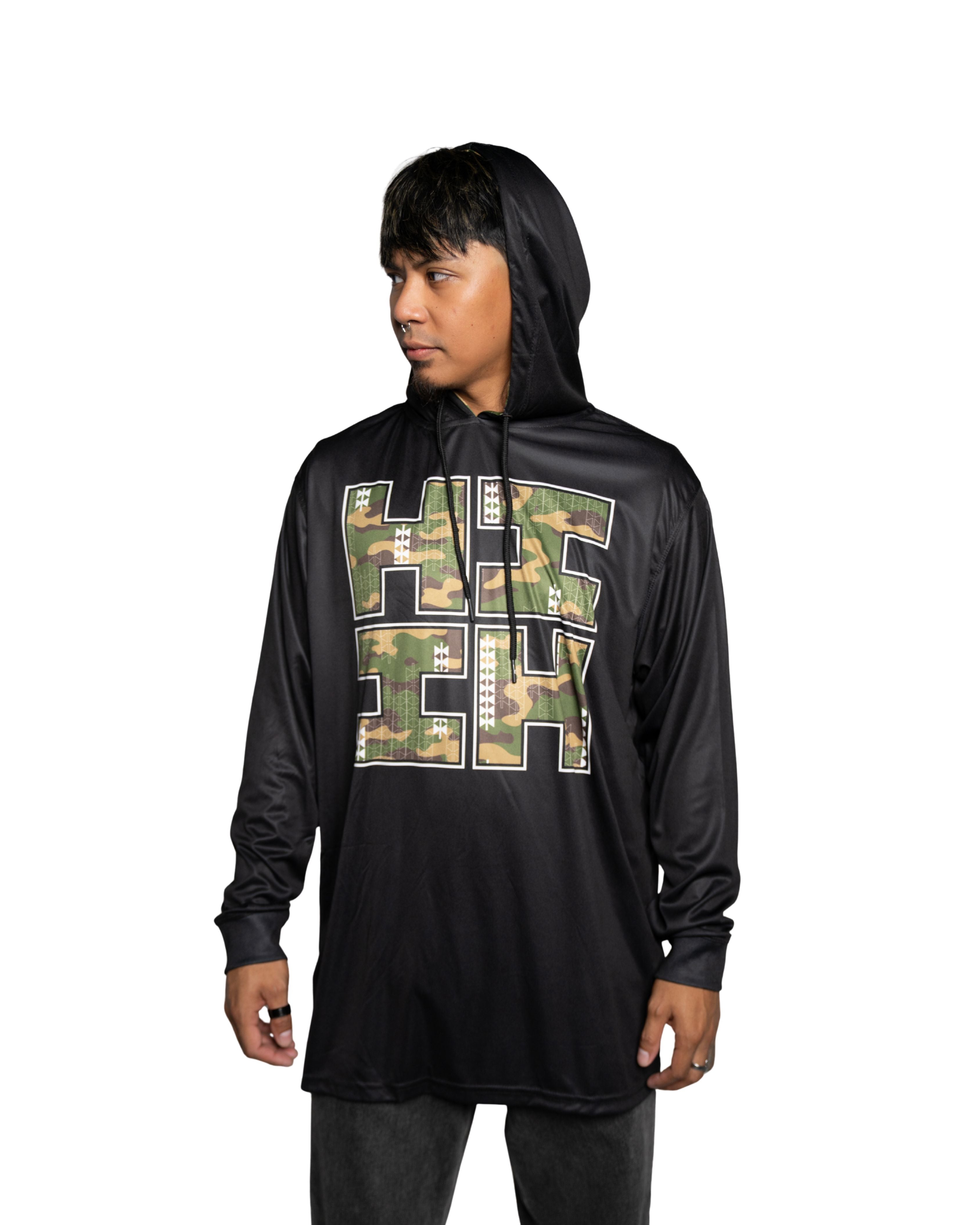 NATIVE HAWAIIAN CONVENTION DRI-FIT LONGSLEEVE W/HOOD Jacket Hawaii's Finest SMALL 
