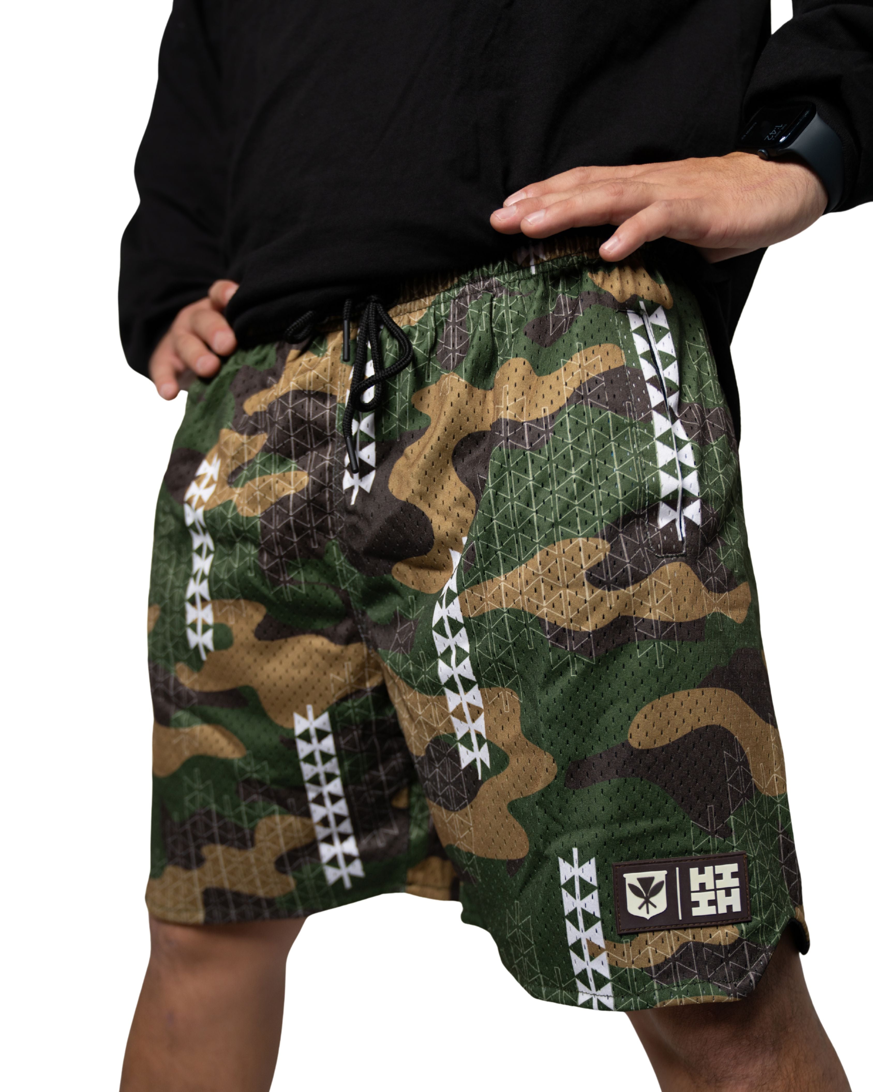 NATIVE HAWAIIAN CONVENTION MESH SHORTS Shorts Hawaii's Finest SMALL 