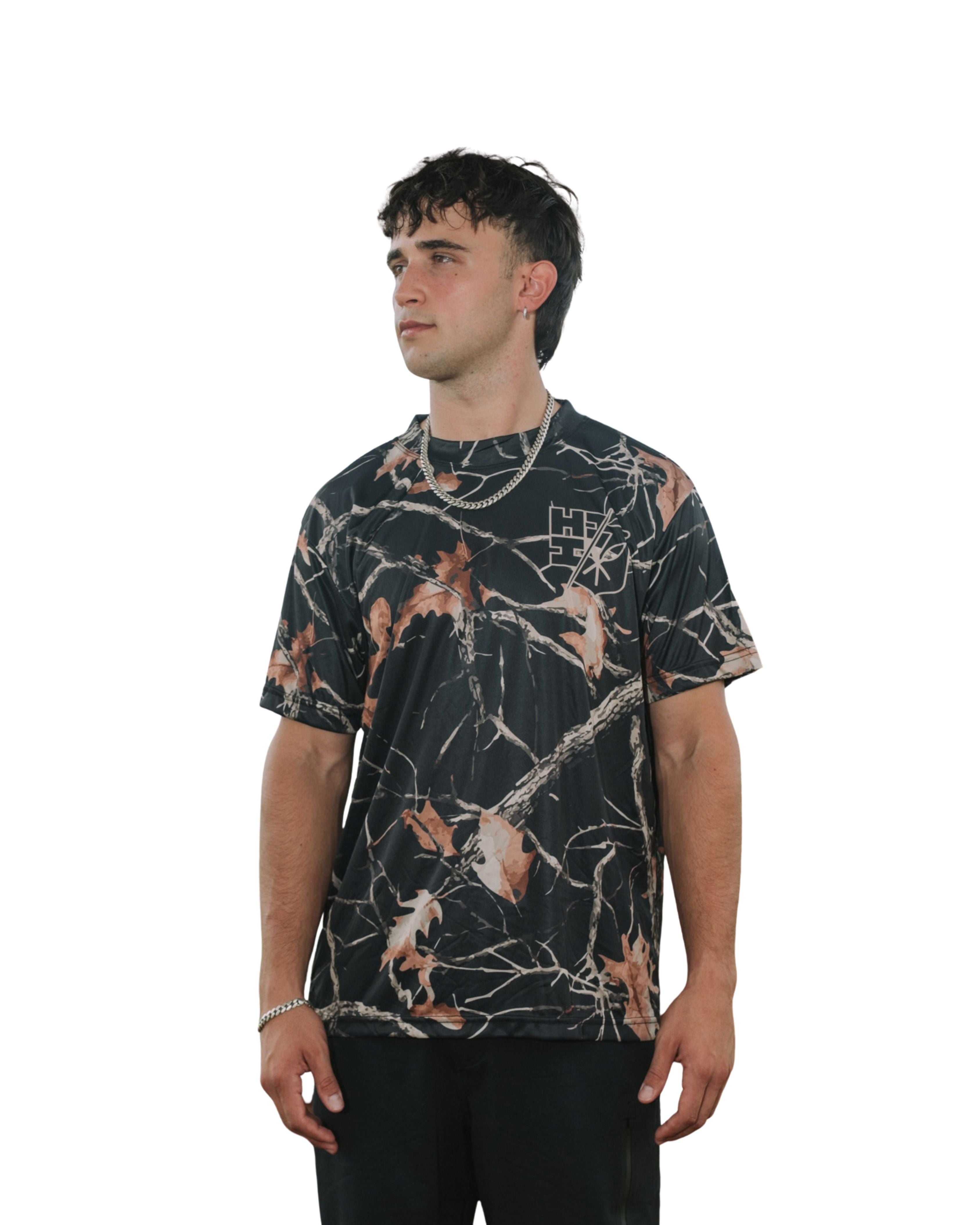 NIGHT FALL TREE DRI-FIT T-SHIRT Hawaii's Finest SMALL 