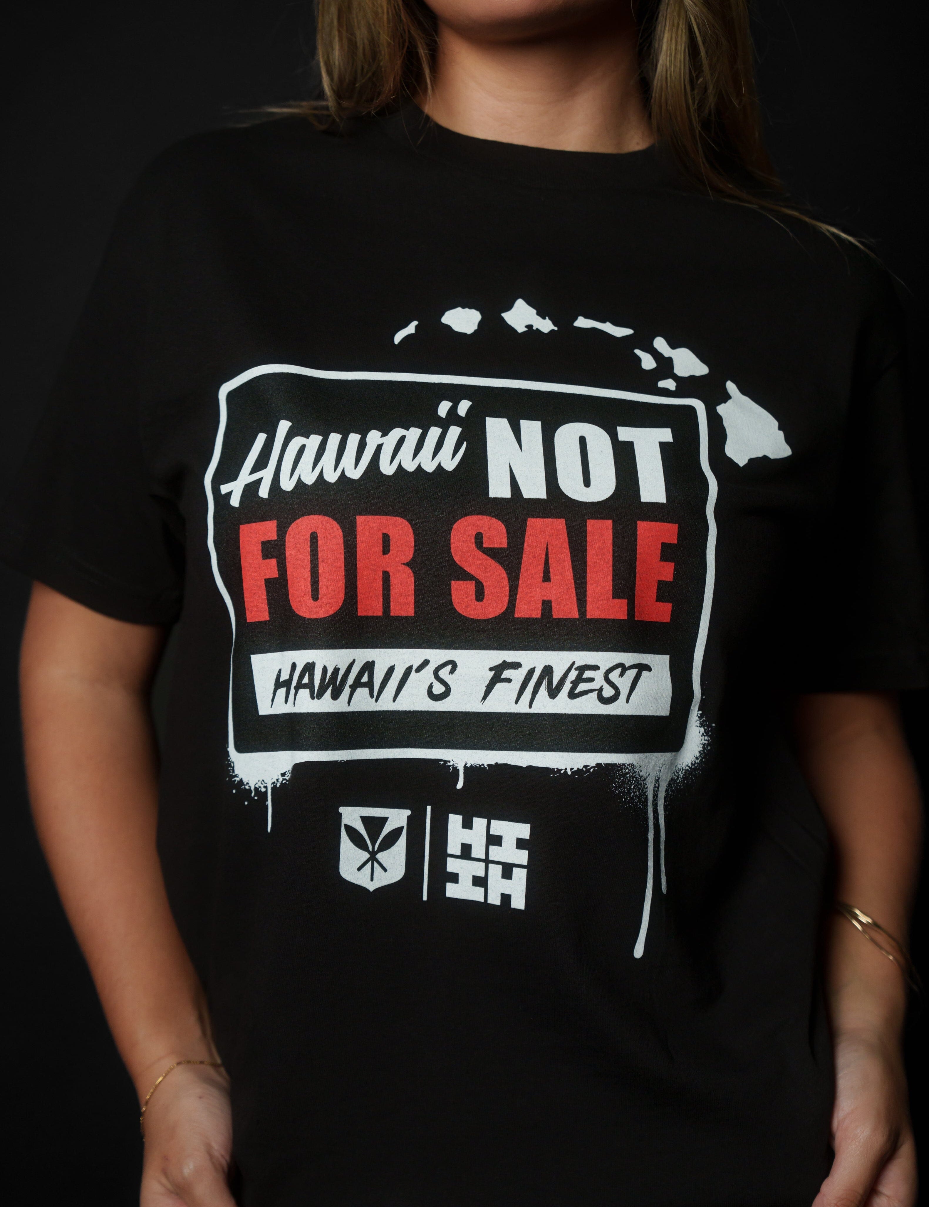 NOT FOR SALE BLACK T-SHIRT Shirts Hawaii's Finest 