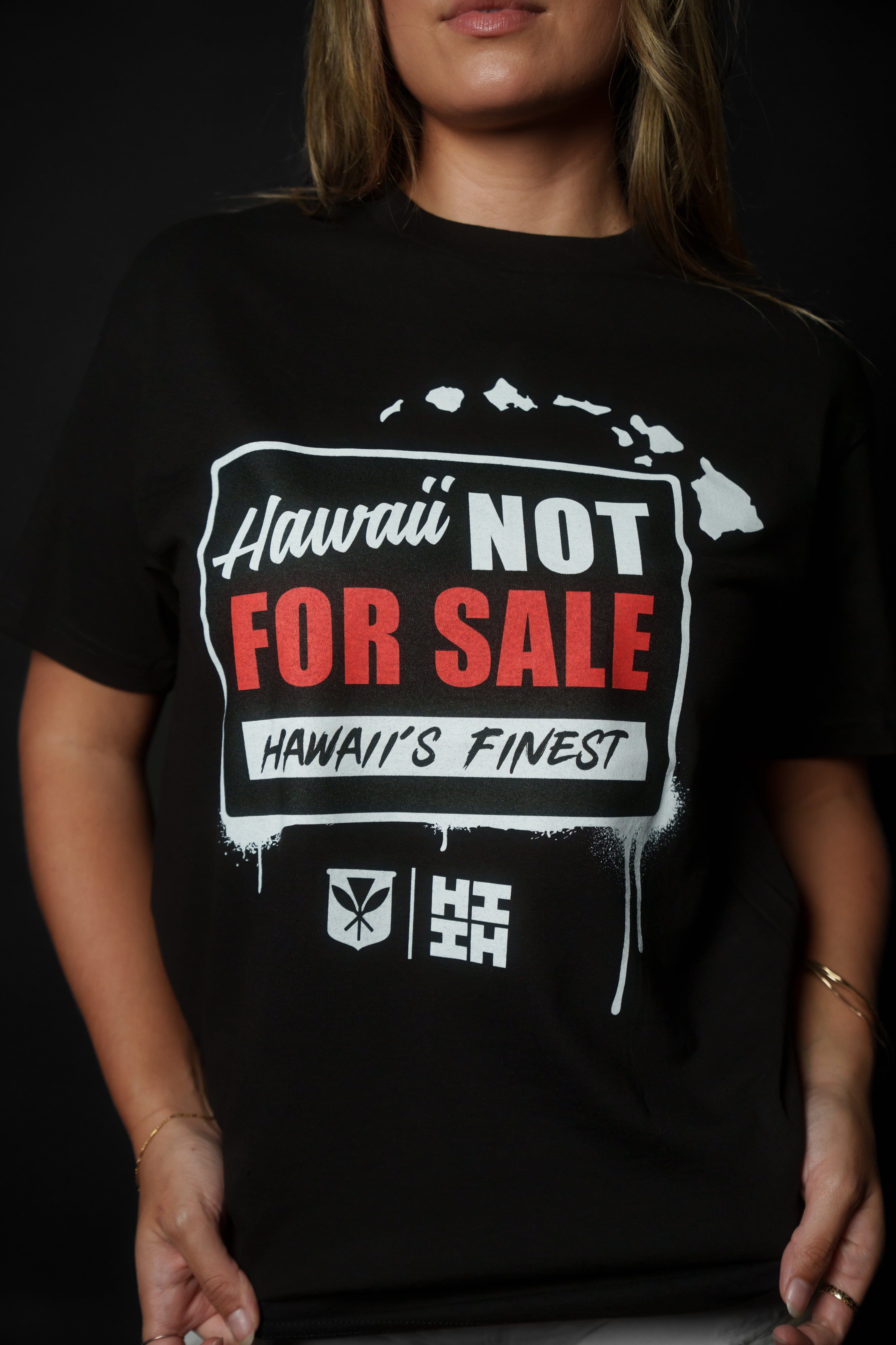 NOT FOR SALE BLACK T-SHIRT Shirts Hawaii's Finest 