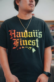 OLD ENGLISH FADE RASTA T-SHIRT Shirts Hawaii's Finest 