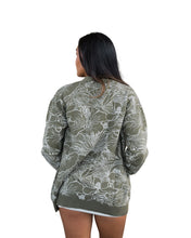 OLIVE FLORAL CARDIGAN Jacket Hawaii's Finest 