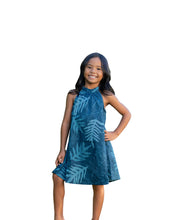 ONAONA KEIKI BLUE A-LINE DRESS Shirts Hawaii's Finest 6/12 MONTHS 