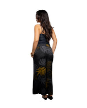 ONAONA WOMEN'S BLACK & TAUPE FLOWY PANTS Shirts Hawaii's Finest 