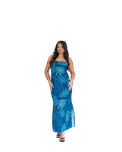 ONAONA WOMEN'S BLUE MAXI DRESS Shirts Hawaii's Finest X-SMALL 