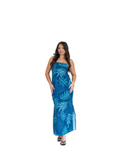 ONAONA WOMEN'S BLUE MAXI DRESS Shirts Hawaii's Finest X-SMALL 