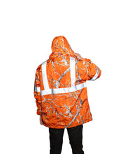 ORANGE HI-VIS TREE RAIN JACKET Jacket Hawaii's Finest 