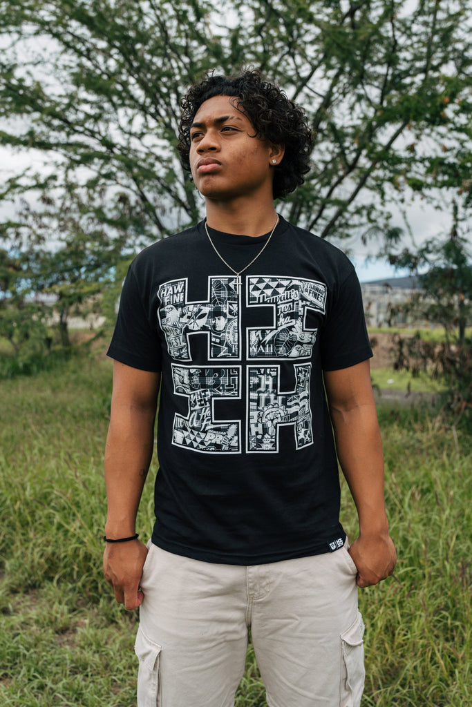 PALAKA BOMB GRAY T-SHIRT Shirts Hawaii's Finest MEDIUM 