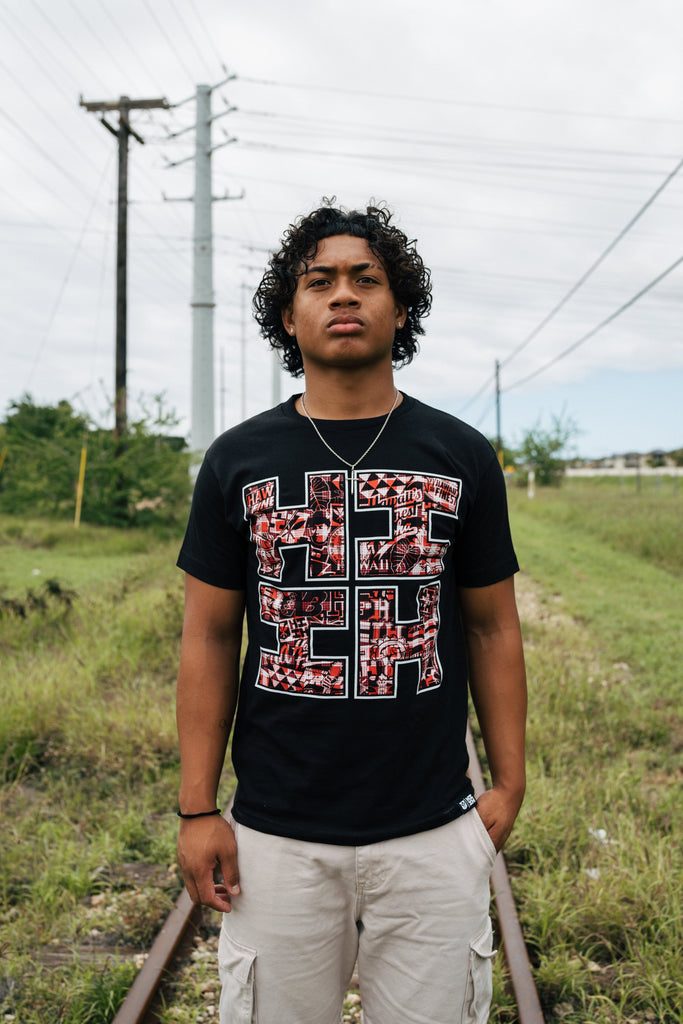 PALAKA BOMB RED T-SHIRT Shirts Hawaii's Finest MEDIUM 