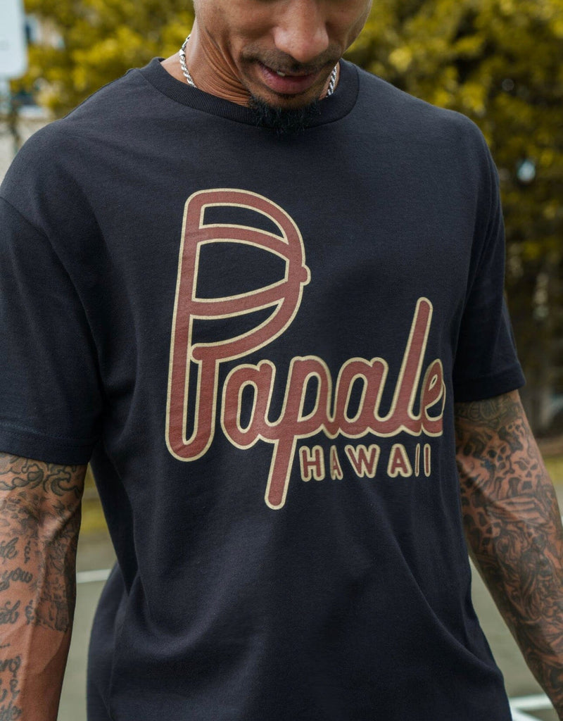 PĀPALE BLACK & BROWN T-SHIRT Shirts Pāpale HI 