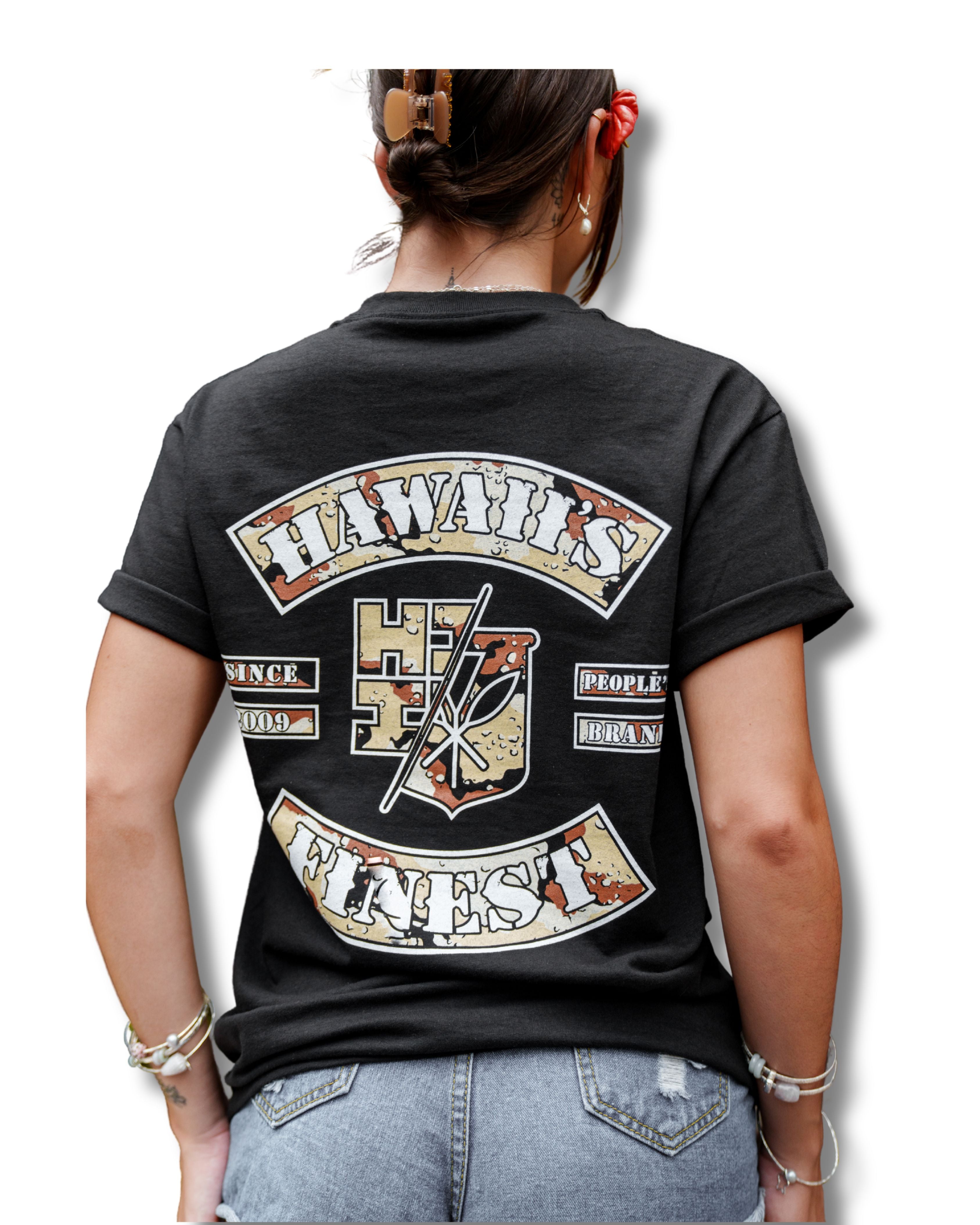 PATCH BLACK T-SHIRT Shirts Hawaii's Finest 