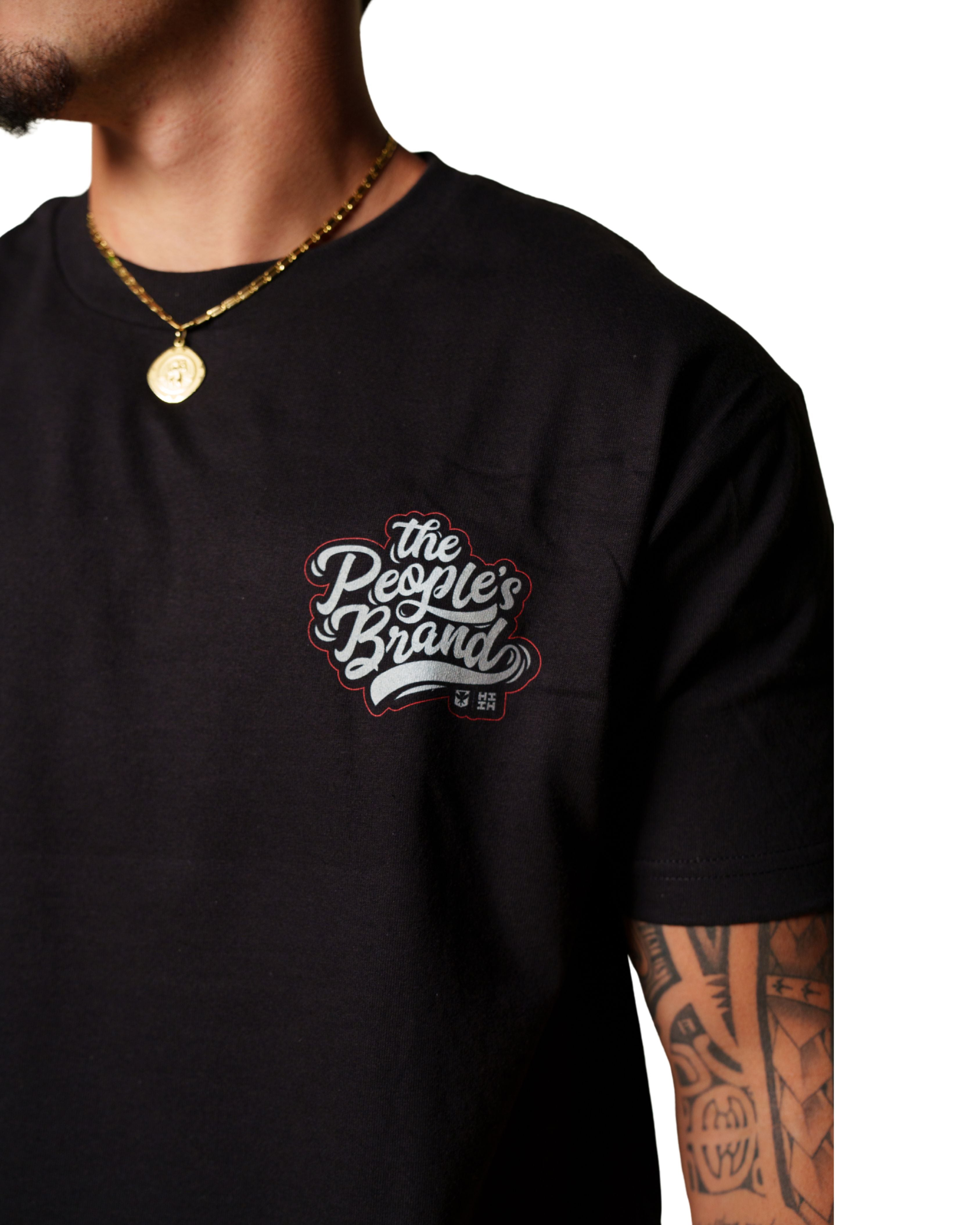 PEOPLEʻS BRAND GRAY RED T-SHIRT Shirts Hawaii's Finest 